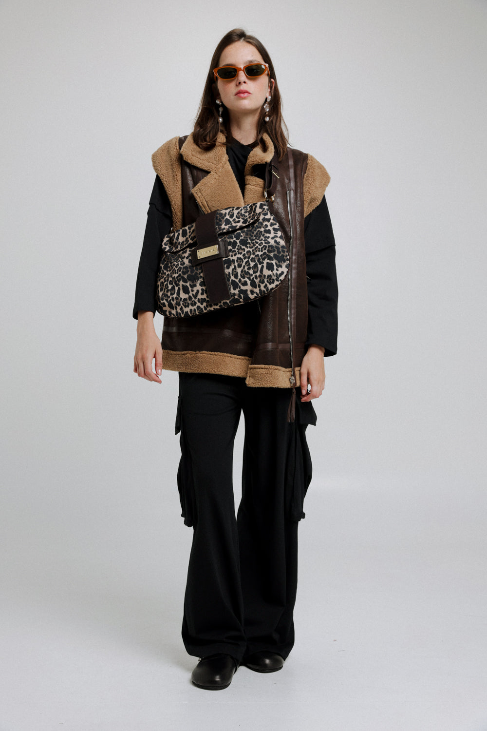 Art Leopard Bag