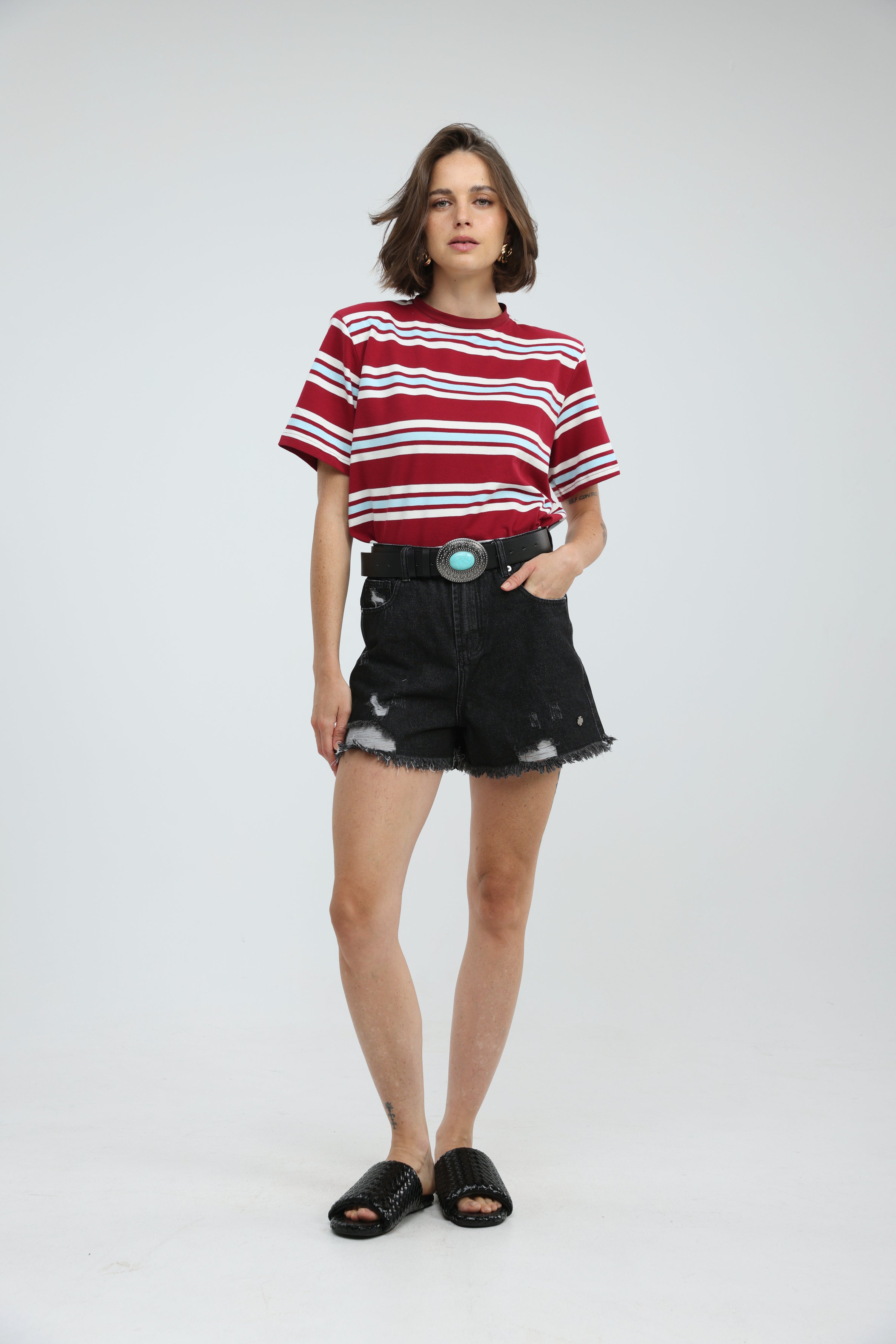 Cocoonut Red Striped T-Shirt – SEESTARZ