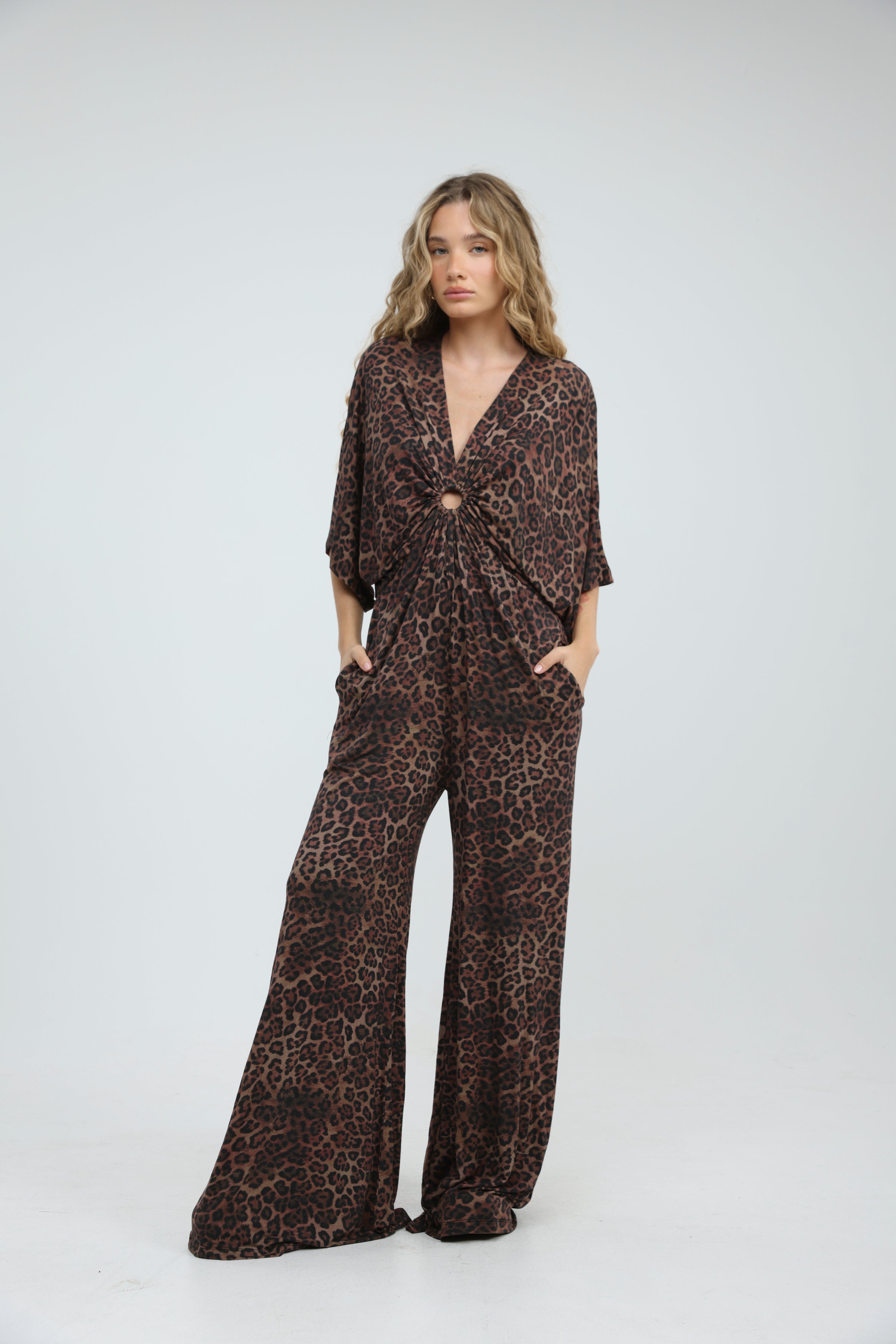 ギーモ Target Leopard Wide Jumpsuit – SEESTARZ