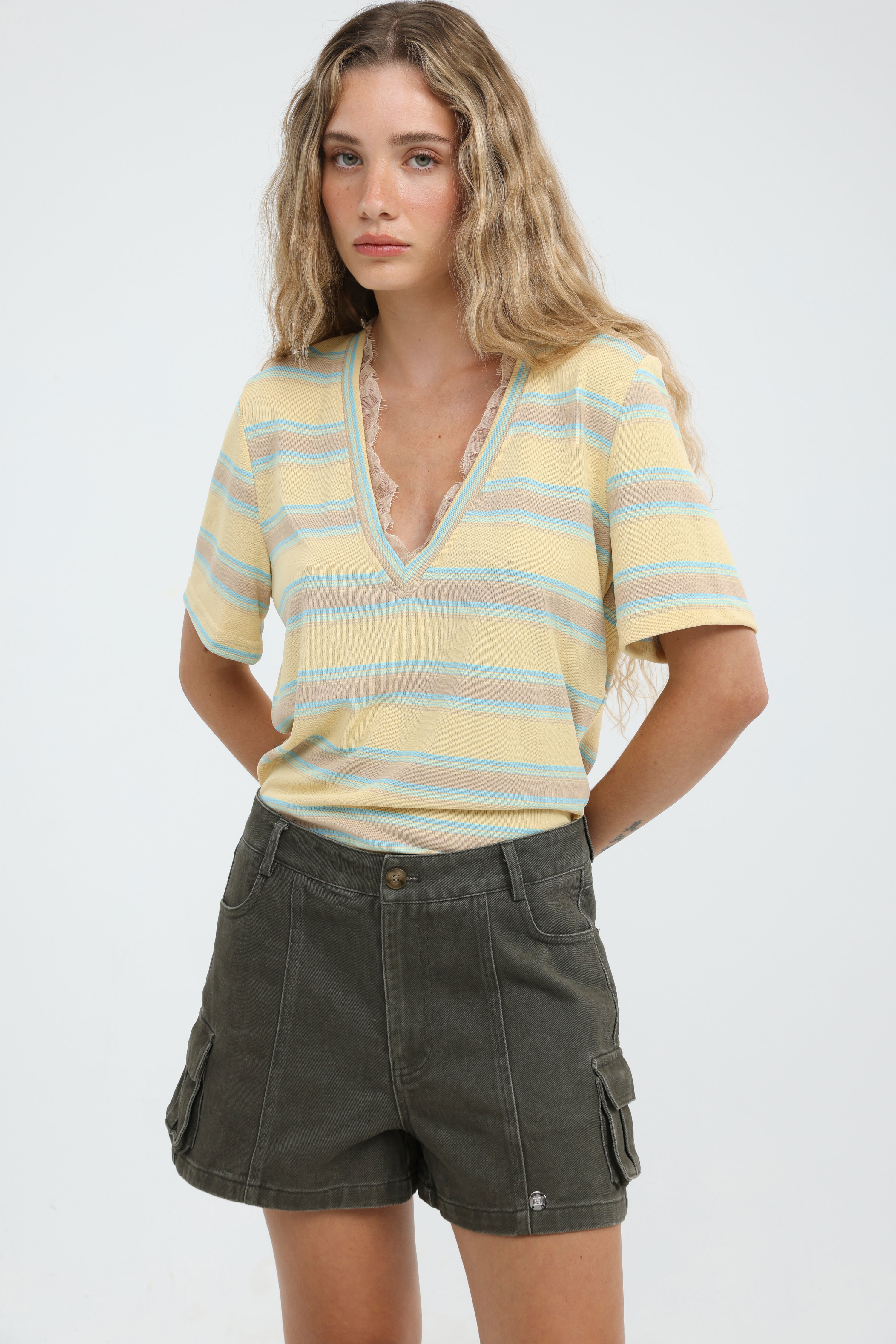 Mystery Yellow Striped T-Shirt – SEESTARZ