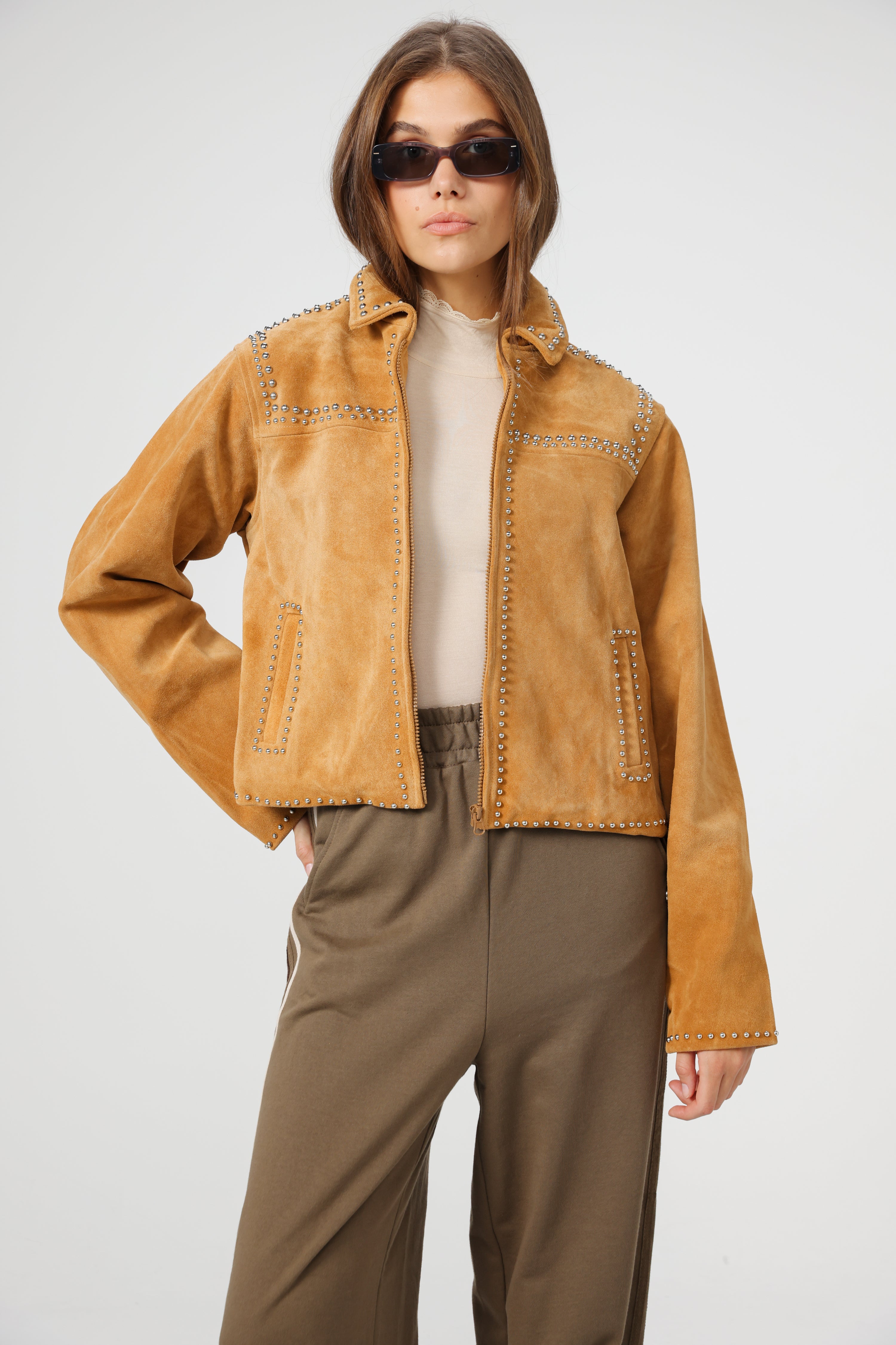Alive Camel Suede Jacket – SEESTARZ