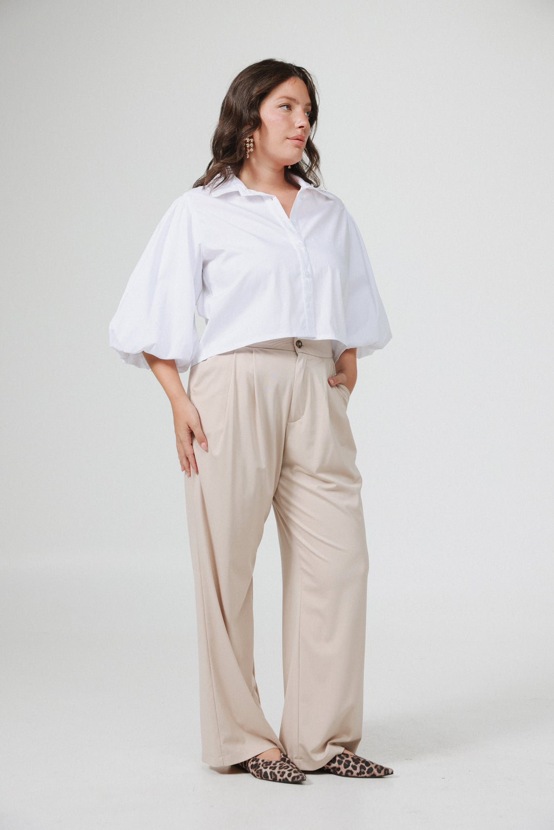 CEO White Buttoned Shirt