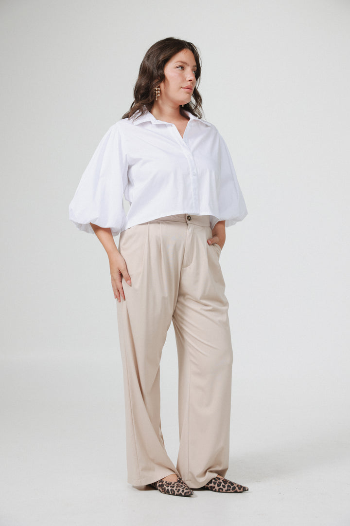 CEO White Buttoned Shirt