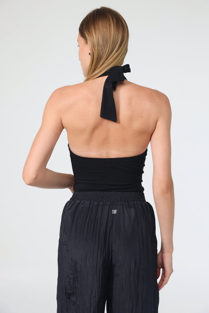 Leaf Black Bodysuit