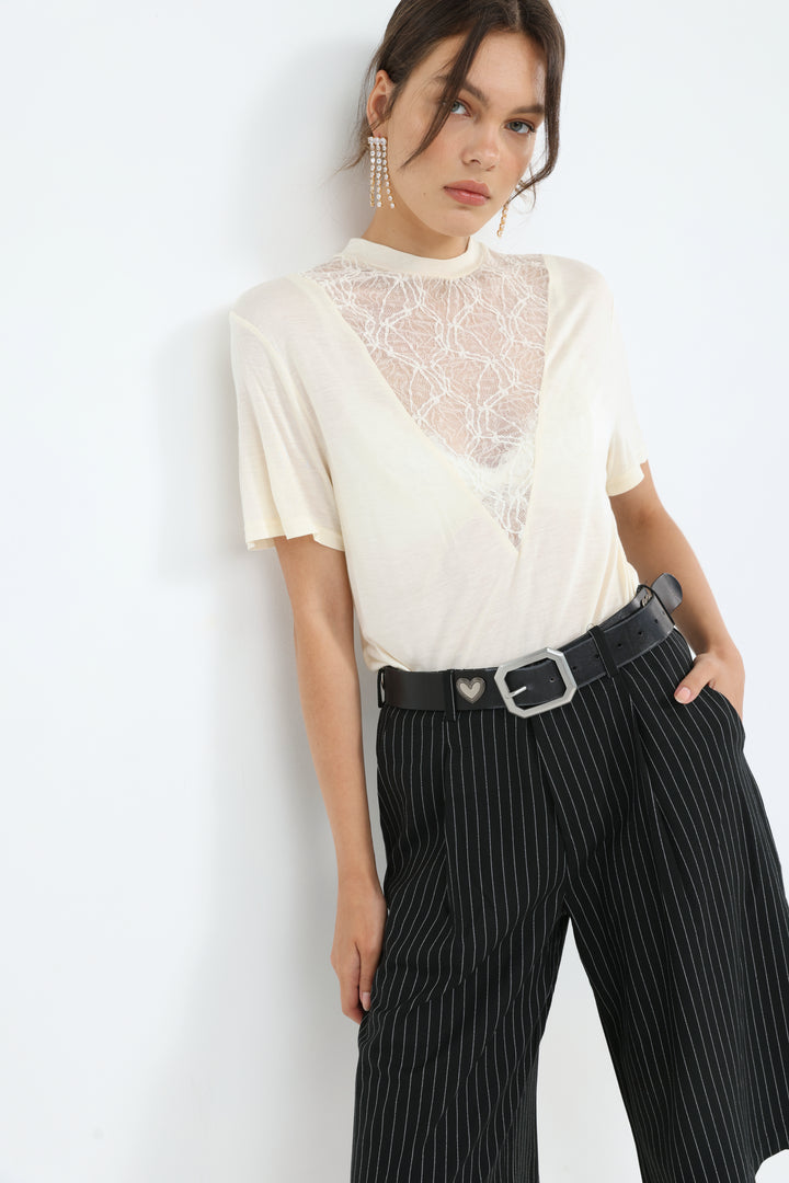 Reserved Cream T-Shirt