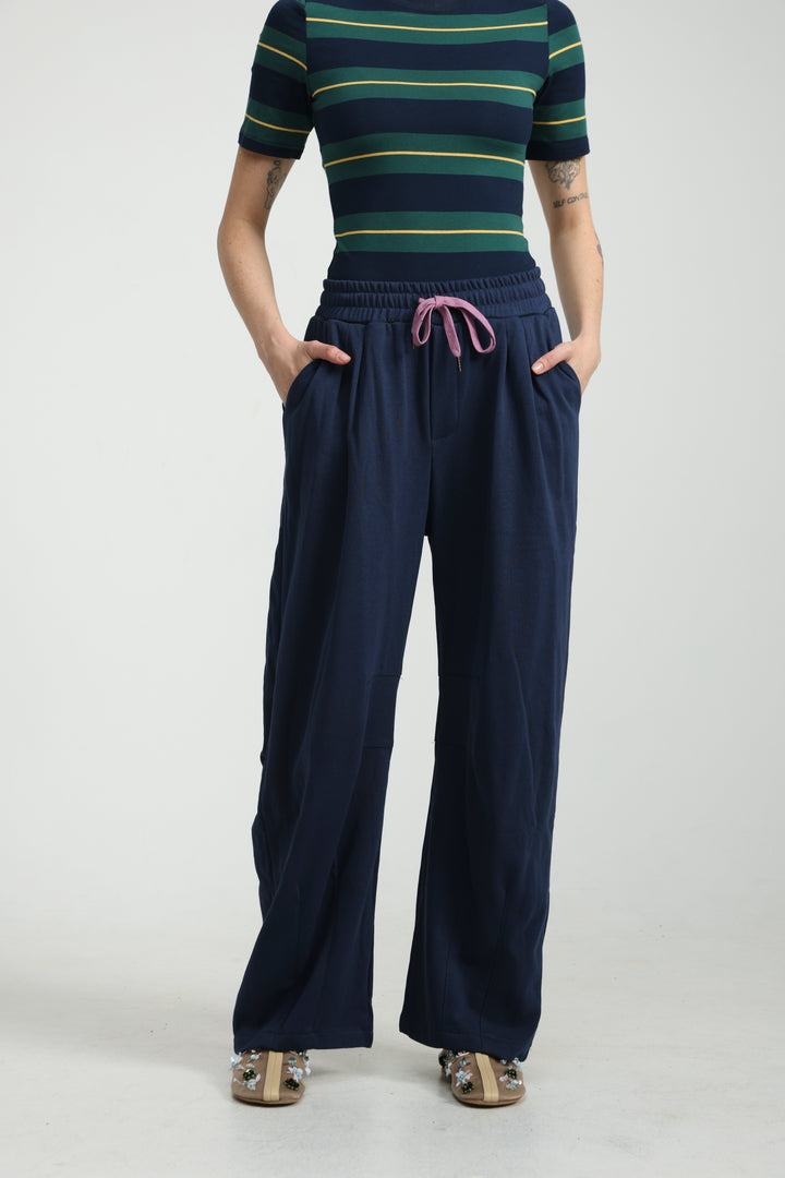 Familiar Navy Joggers