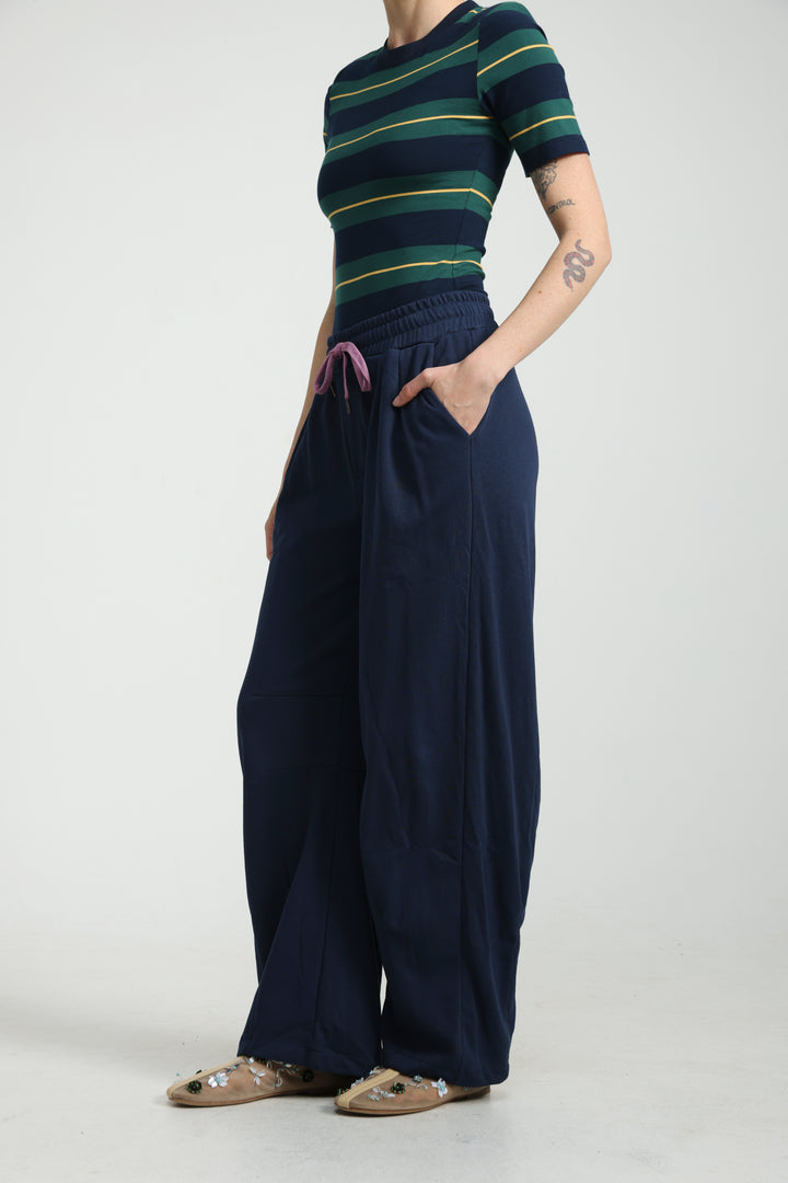 Familiar Navy Joggers