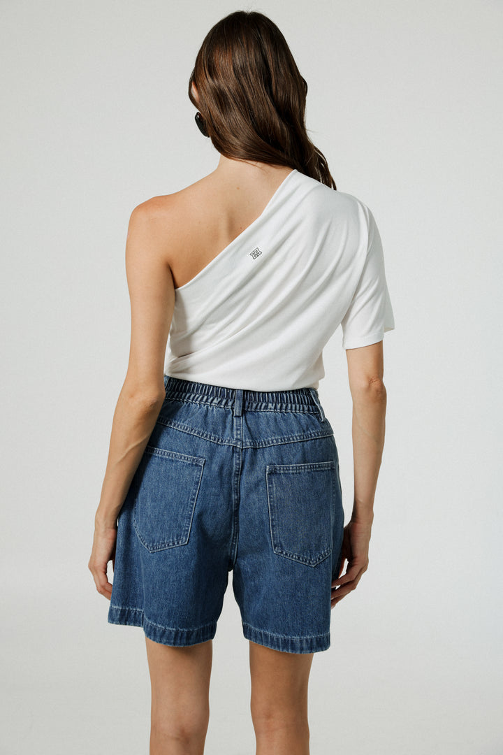 Your White One Shoulder Shirt