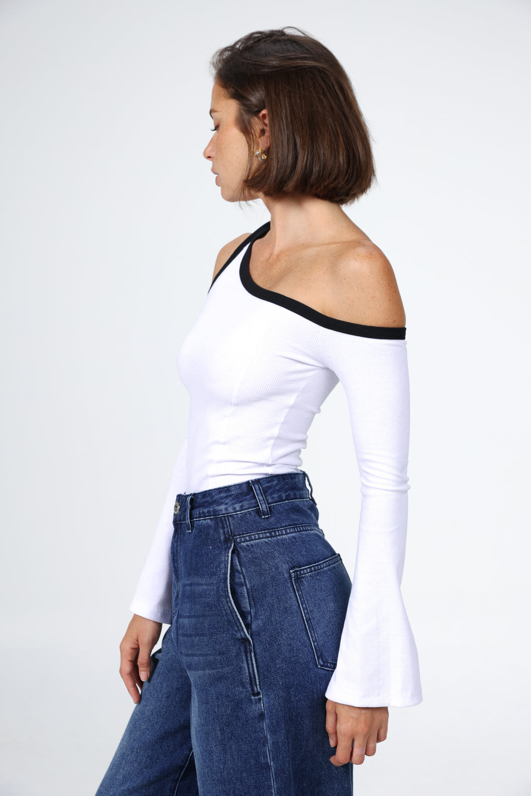 Tied White Shirt
