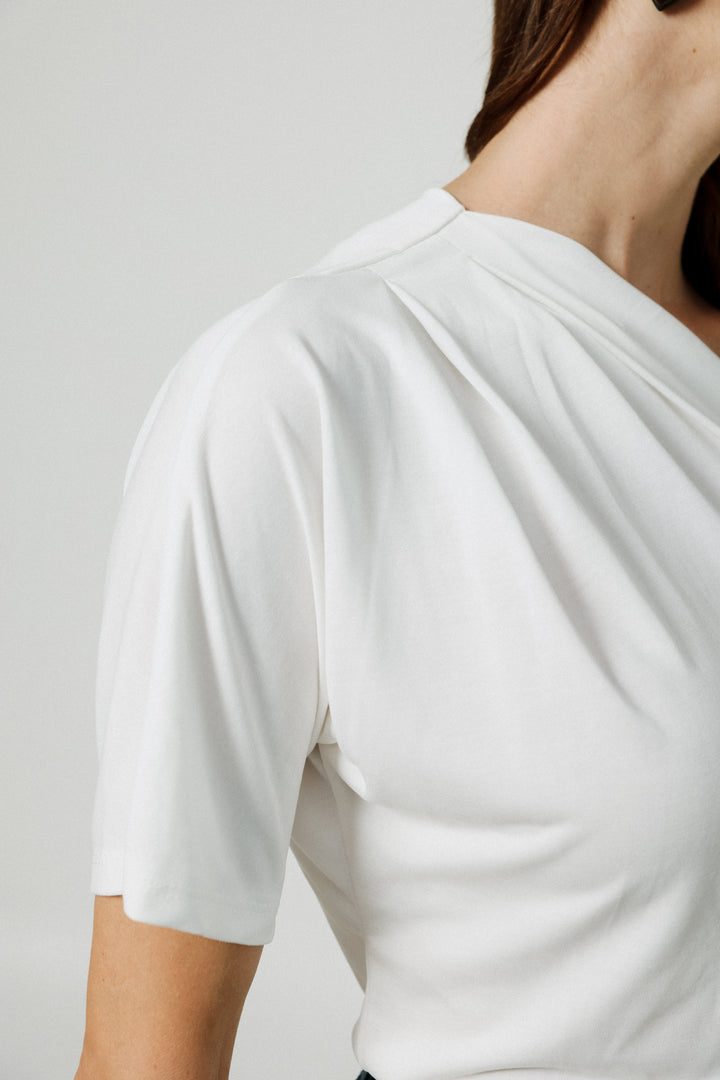 Your White One Shoulder Shirt