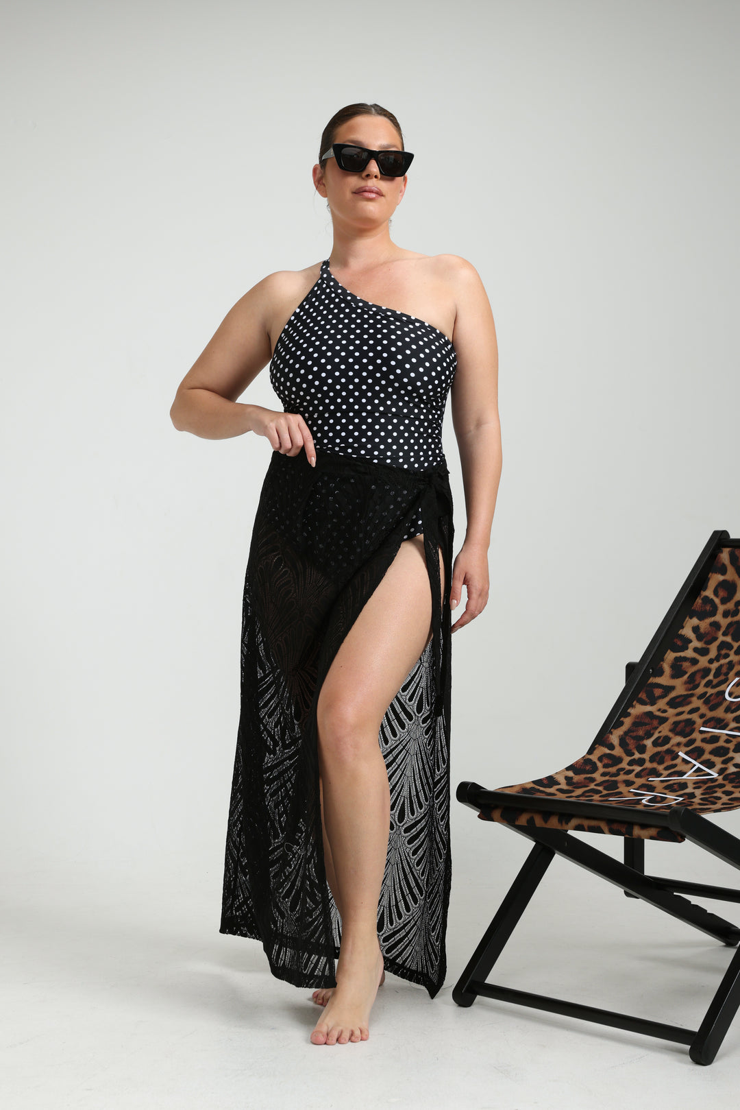 Lacy Wine Wrap Skirt