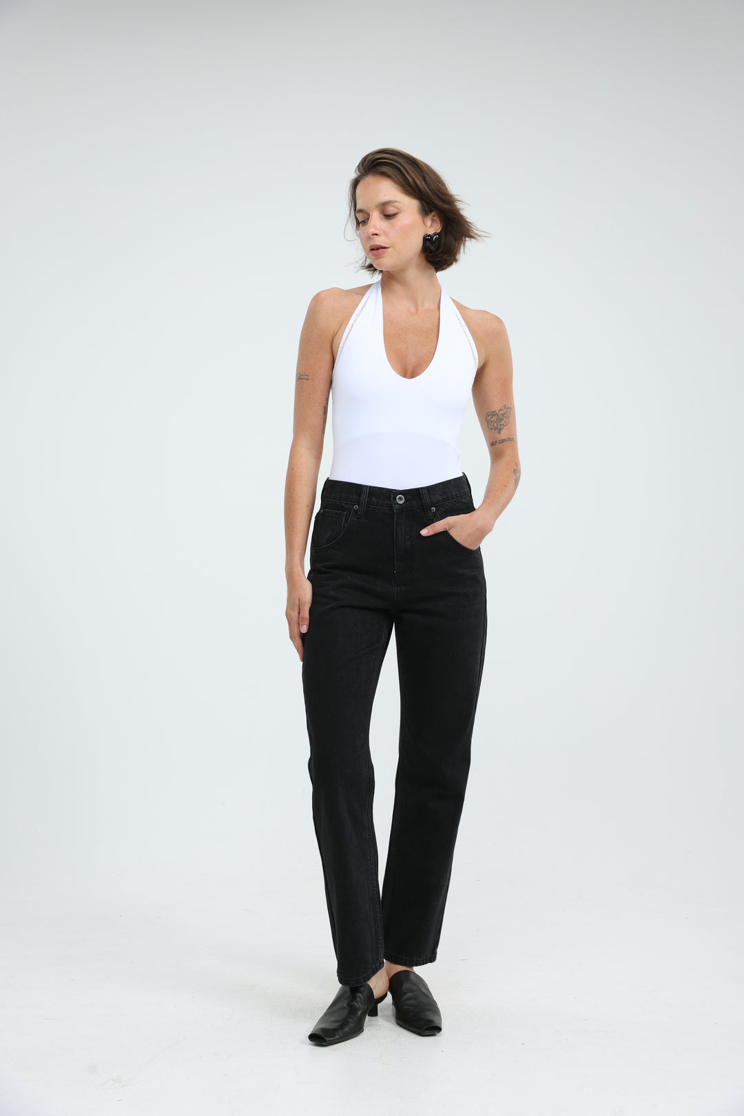 Aura White Bodysuit