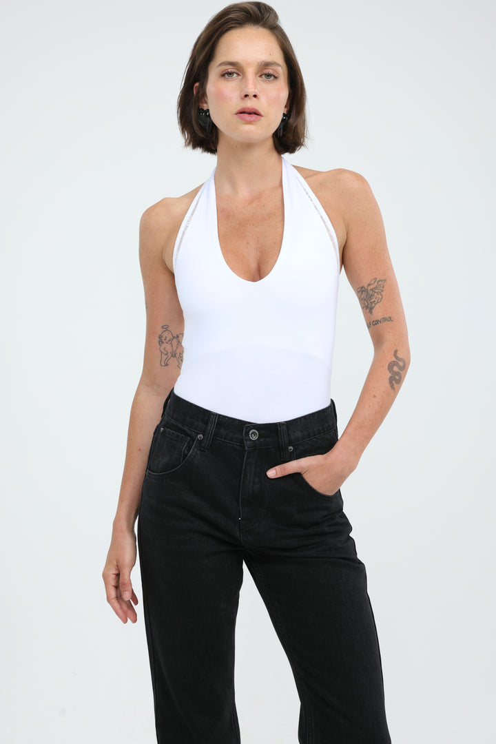 Aura White Bodysuit