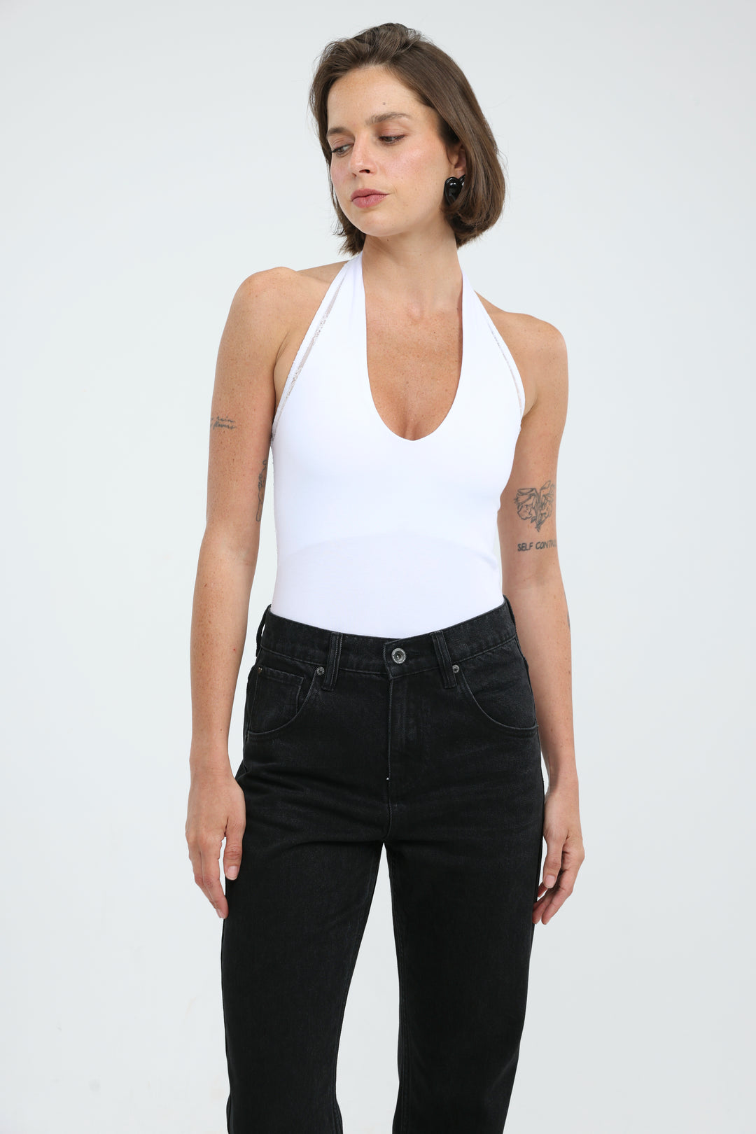 Aura White Bodysuit