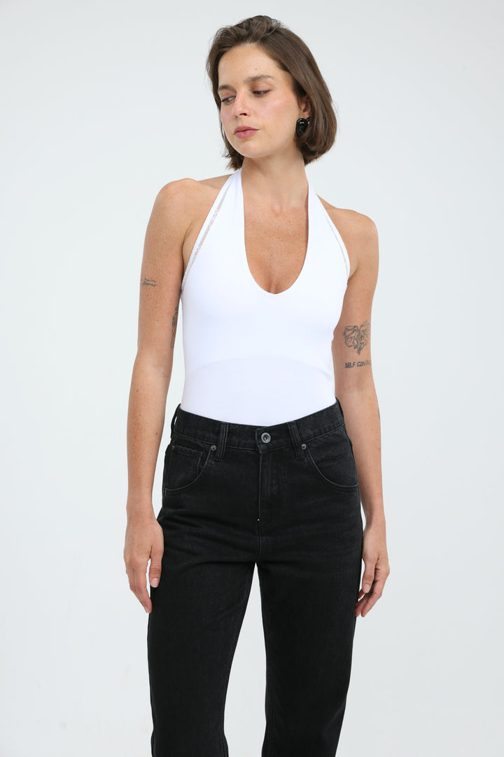 Aura White Bodysuit