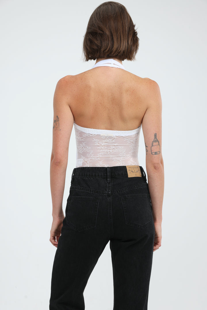 Aura White Bodysuit
