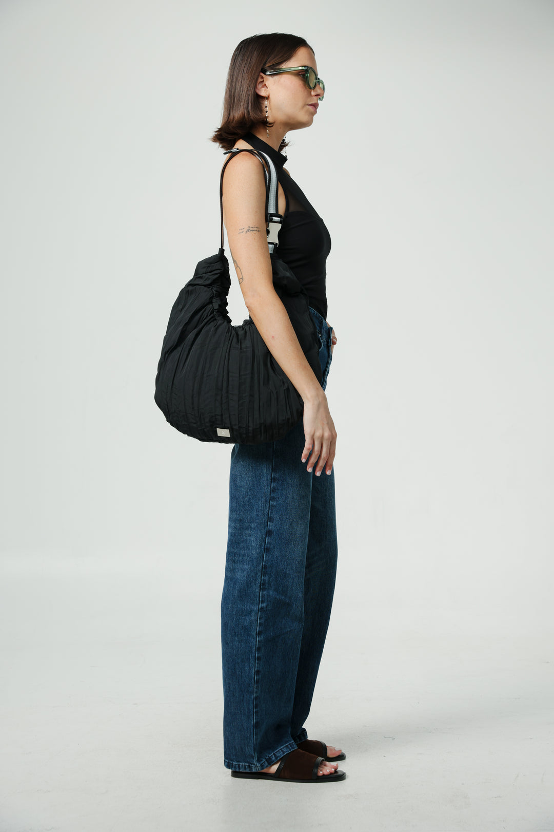 Wrinkle Black Bag