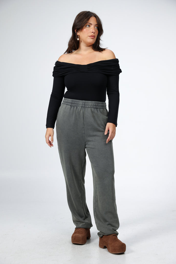 Craving Black Off Shoulder Top