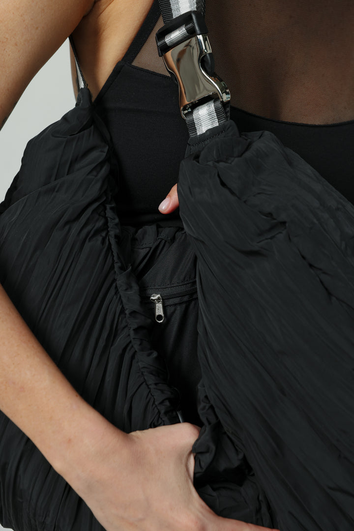 Wrinkle Black Bag