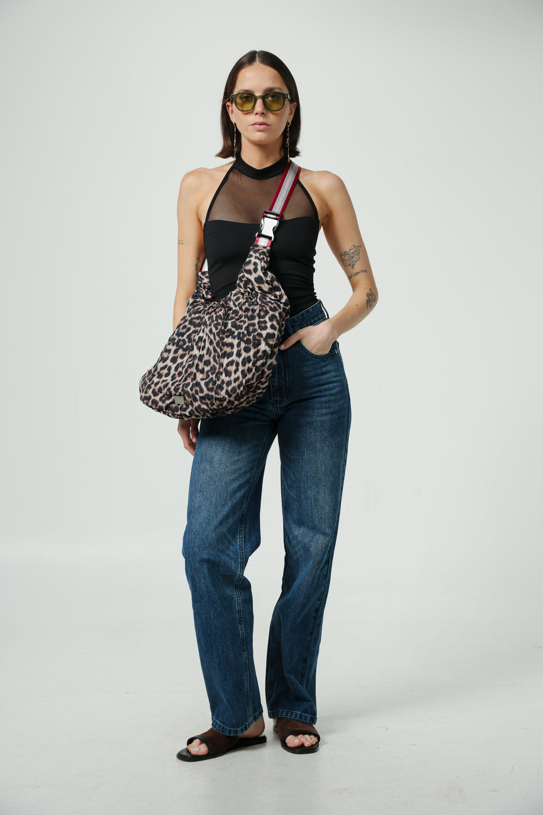 Wrinkle Cheetah Bag