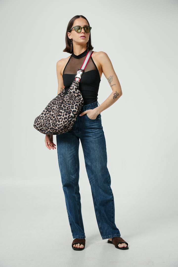 Wrinkle Cheetah Bag