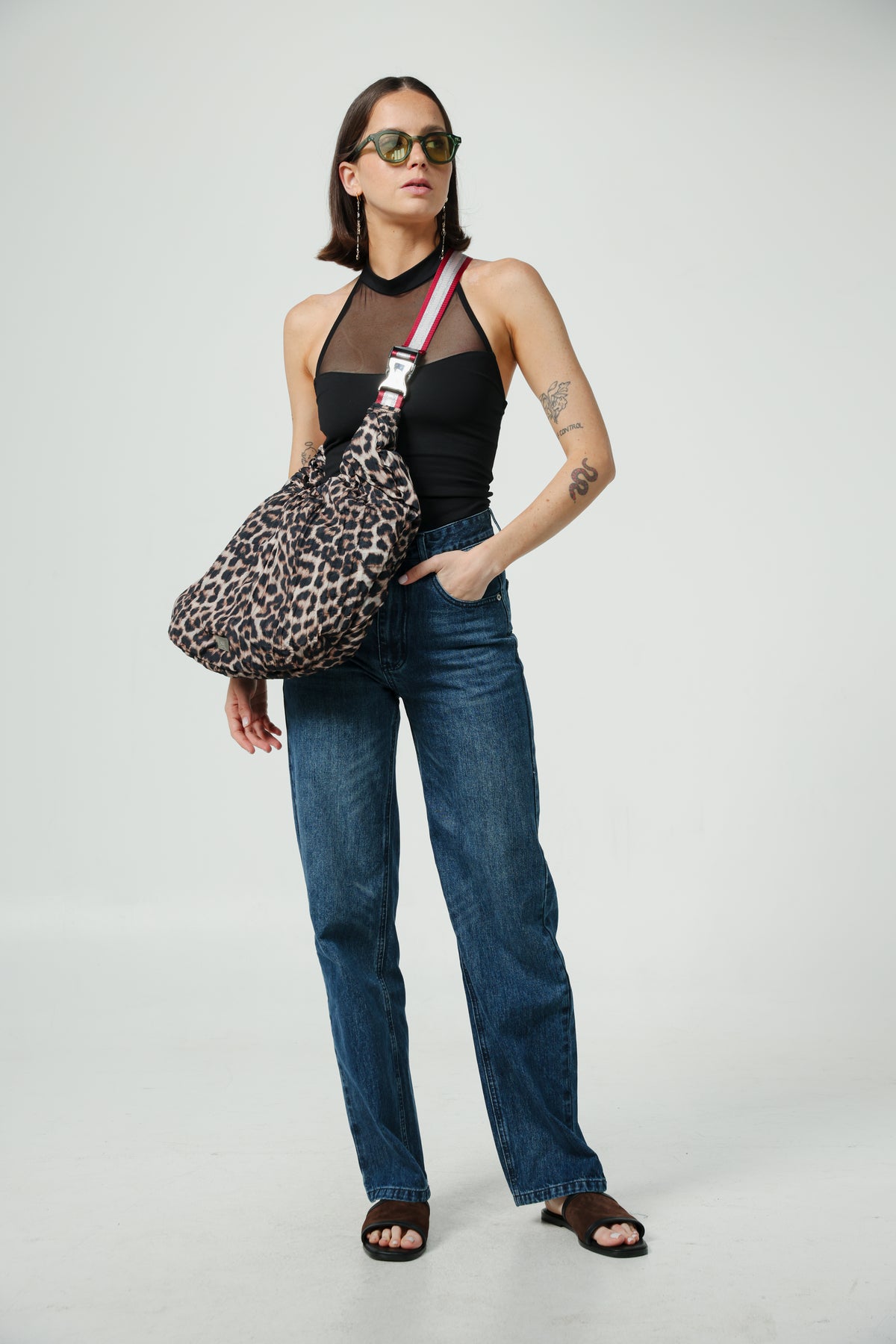 スモールハートバイカーバッグ Wrinkle Cheetah Bag – SEESTARZ