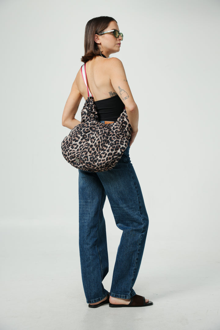 Wrinkle Cheetah Bag