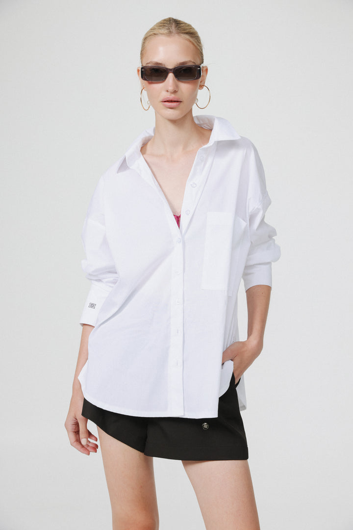 True White Buttoned Shirt