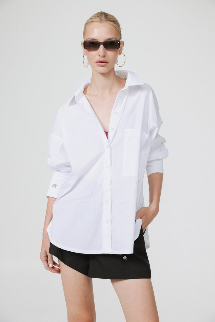 True White Buttoned Shirt