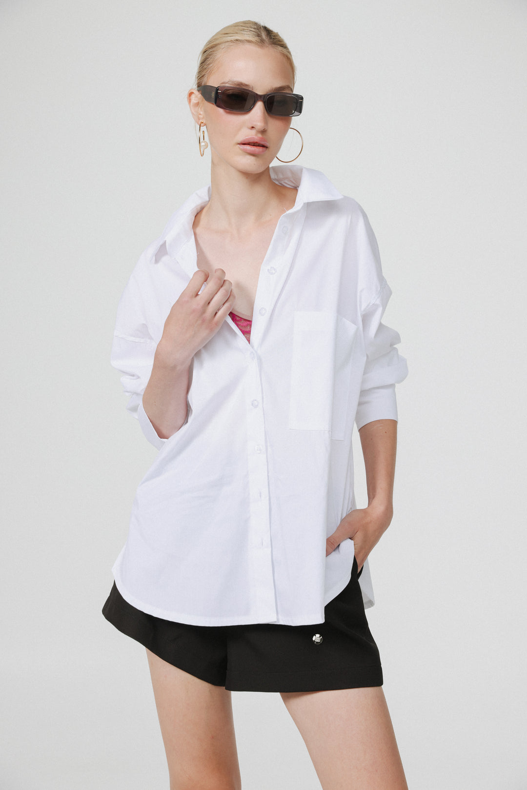 True White Buttoned Shirt