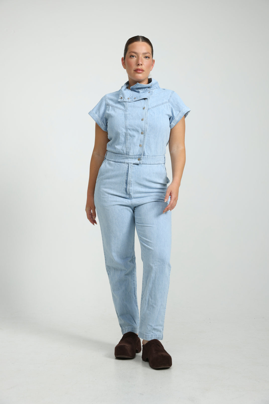 Amazed Dark Blue Denim Jumpsuit
