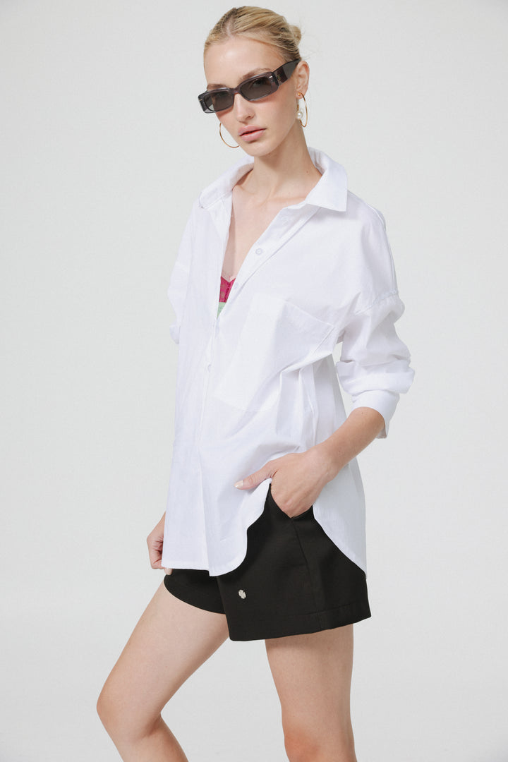 True White Buttoned Shirt
