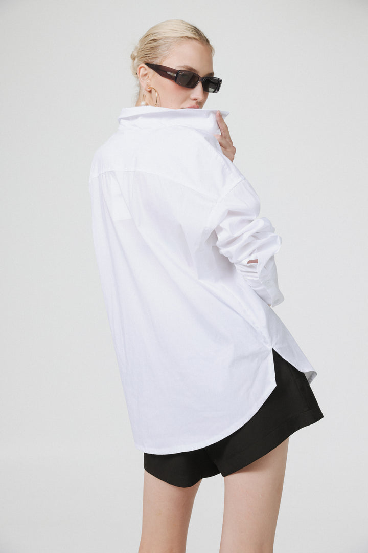 True White Buttoned Shirt