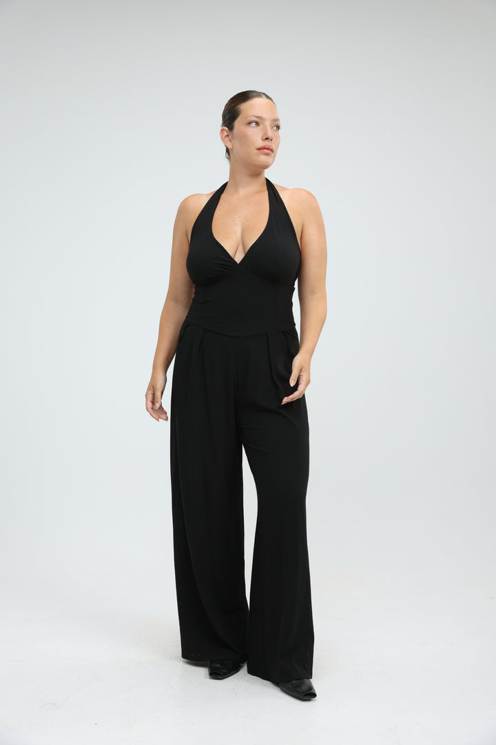 Goal Black Jumpsuit