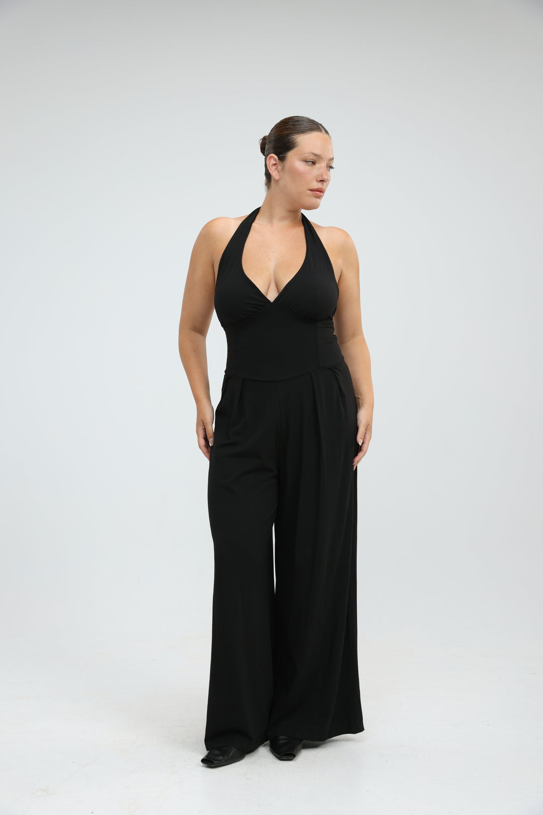 Goal Black Jumpsuit