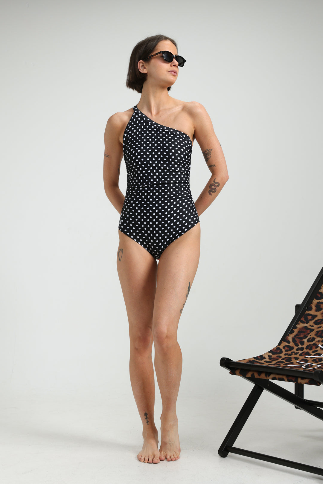 Degas Black Dots Swimsuit