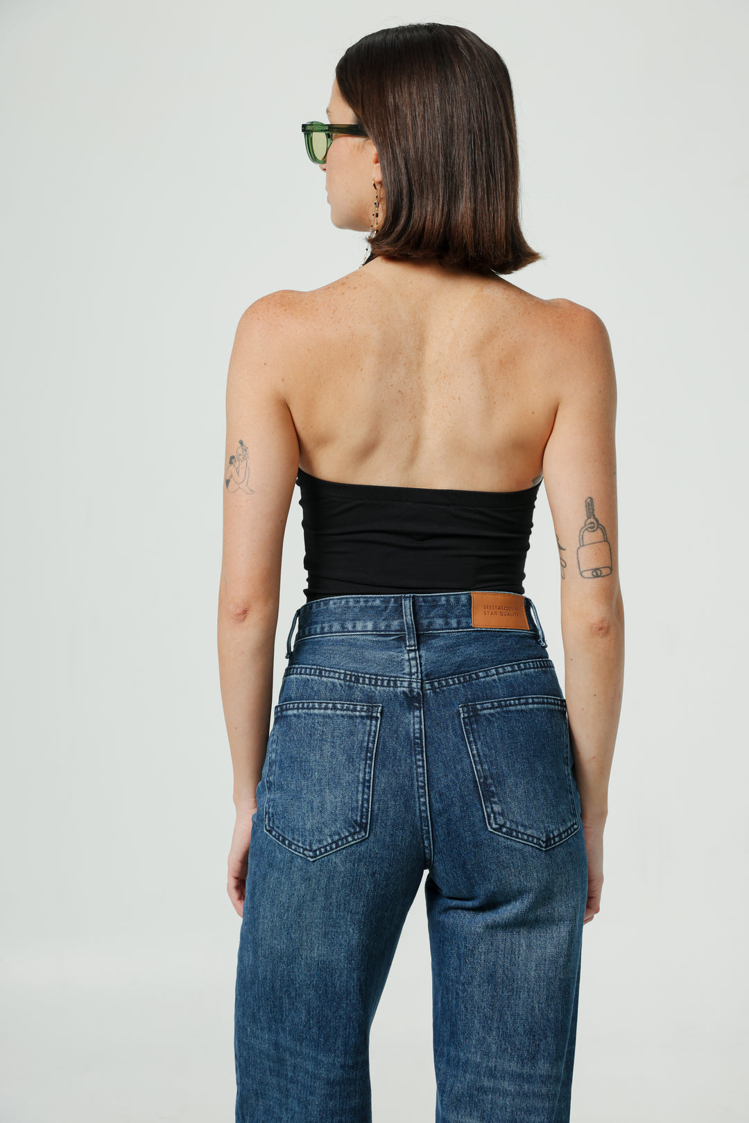 Imagine Black Mesh Tank