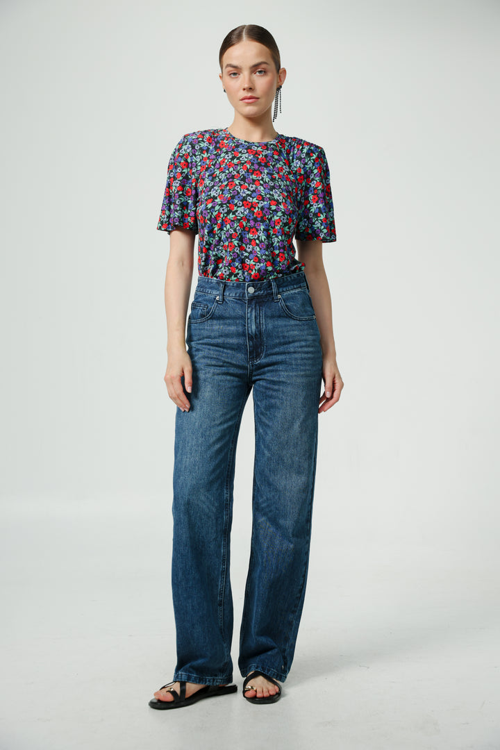Trust Floral Padded T-Shirt