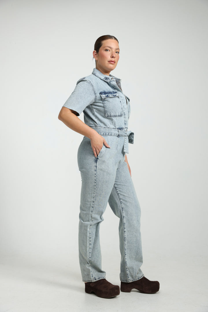 Lev Light Denim Jumpsuit