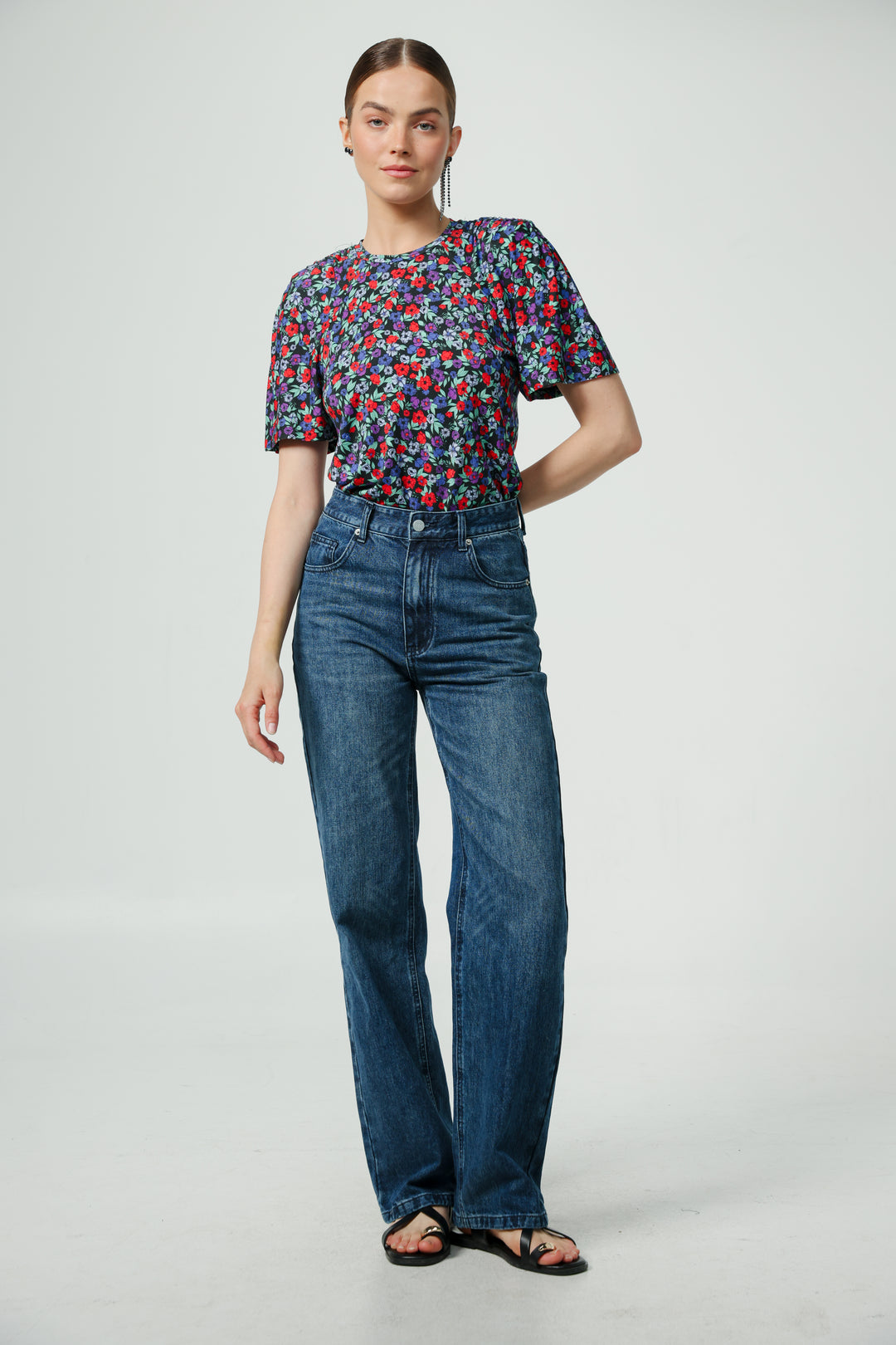 Trust Floral Padded T-Shirt