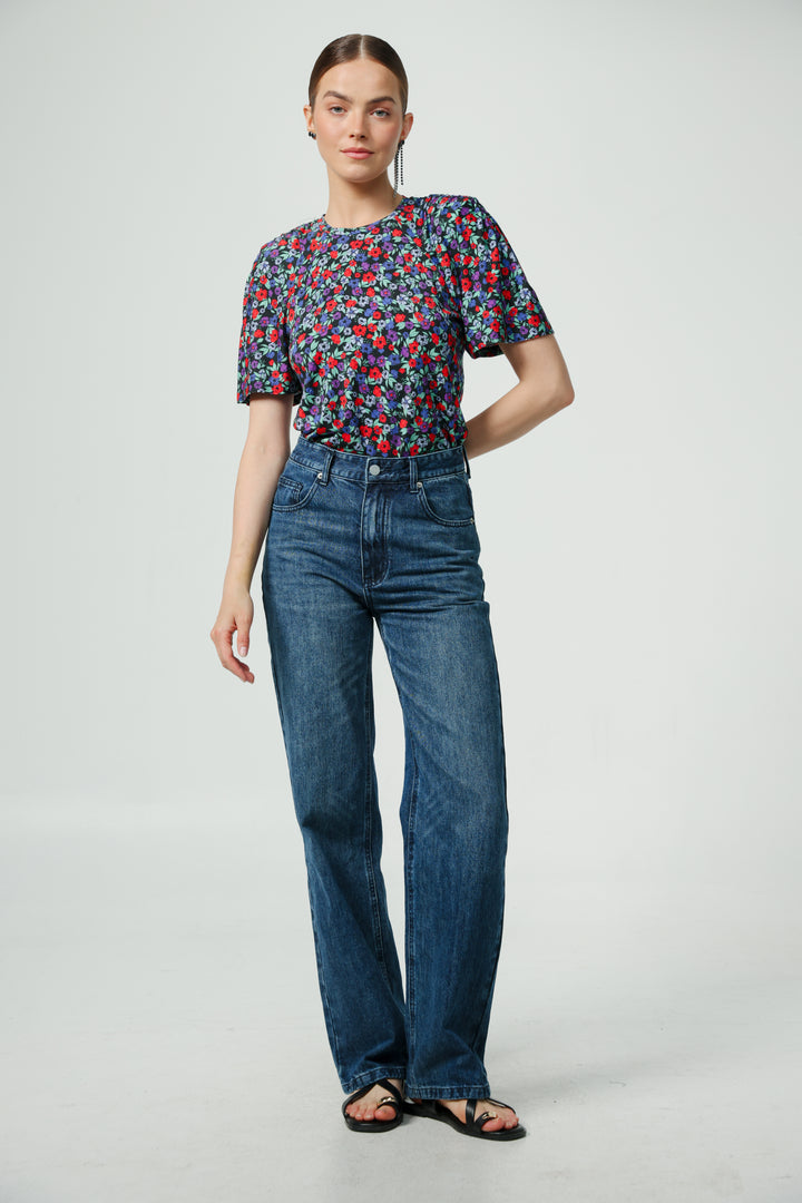 Trust Floral Padded T-Shirt