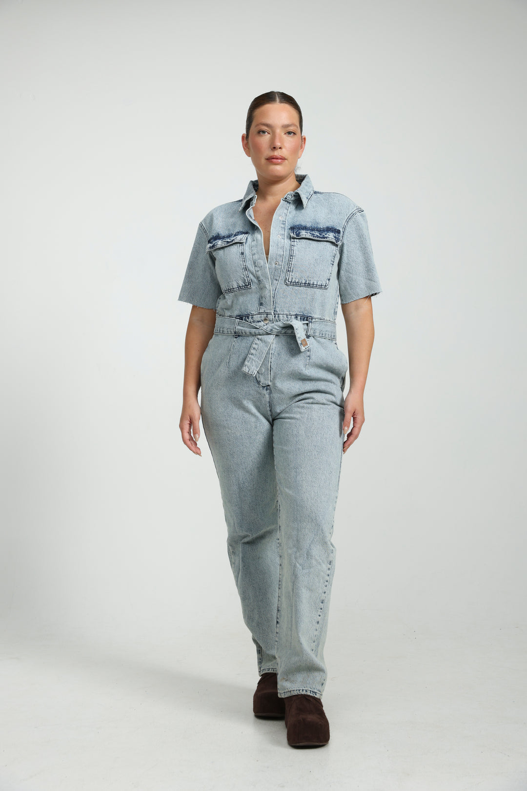 Lev Light Denim Jumpsuit