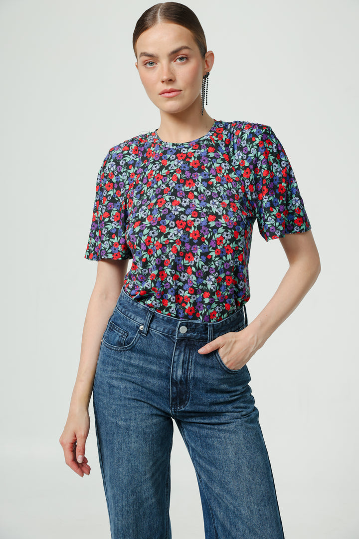 Trust Floral Padded T-Shirt