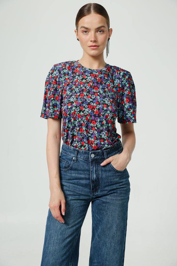 Trust Floral Padded T-Shirt