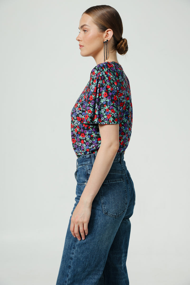 Trust Floral Padded T-Shirt
