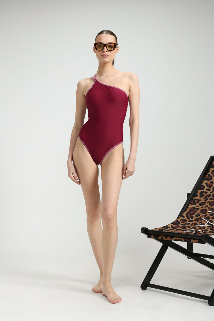 Tulip Wine Swimsuit