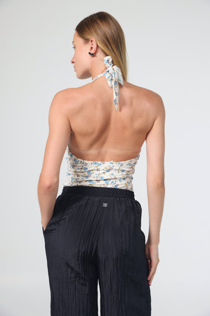 Leaf Cream Floral Bodysuit