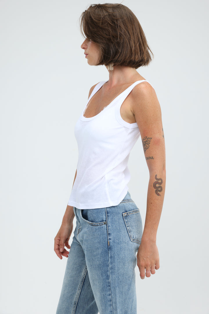 Clean56 White Tank