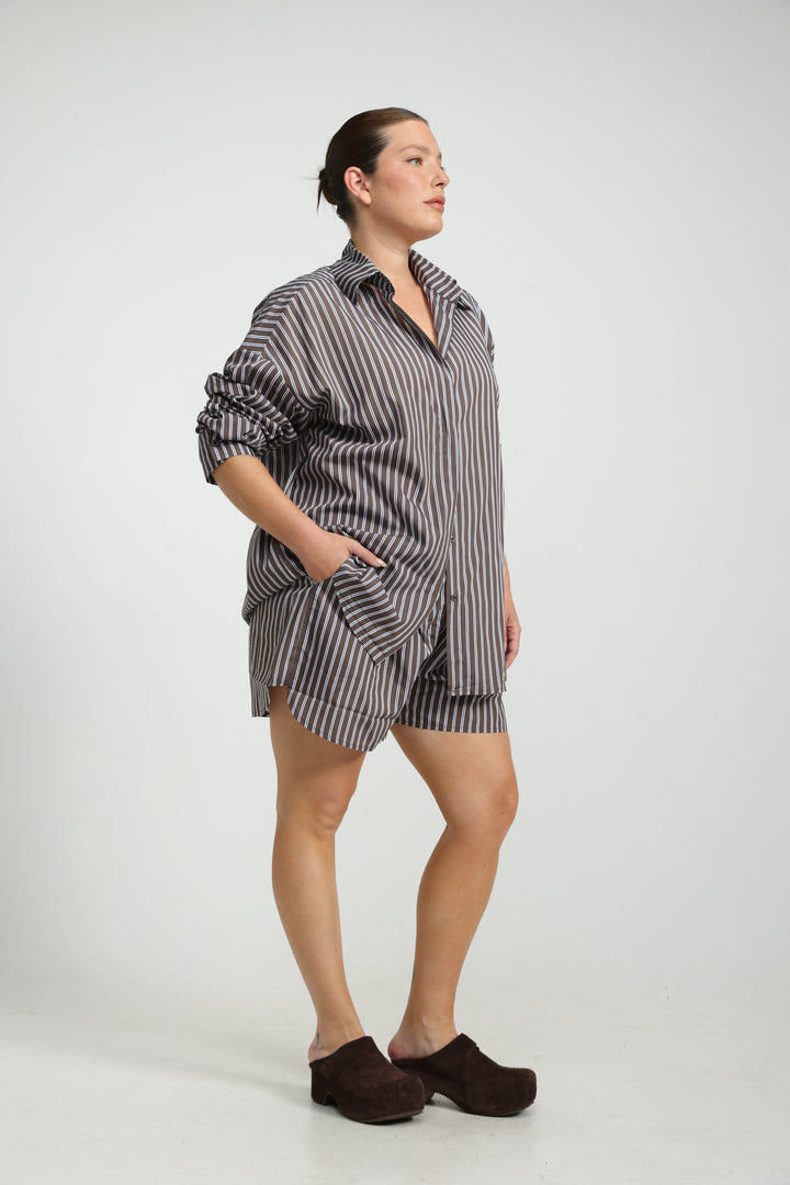 Buni's Green Striped Shorts