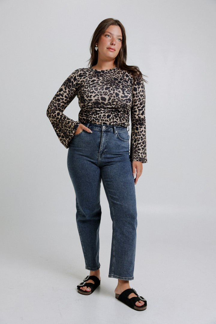 Reyna Leopard Top